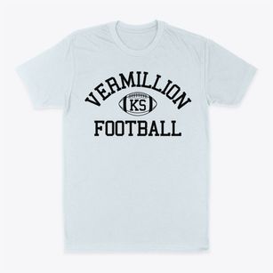 Vermillion Kansas Football Classic Dad T-Shirt