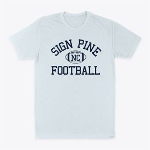 Sign Pine North Carolina Football Classic Dad T-Shirt