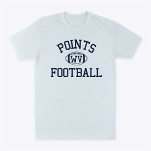 Points West Virginia Football Classic Dad T-Shirt