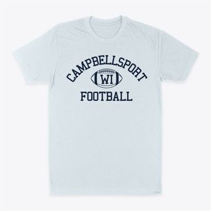 Campbellsport Wisconsin Football Classic Dad T-Shirt
