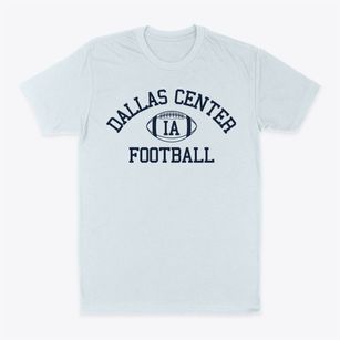 Dallas Center Iowa Football Classic Dad T-Shirt
