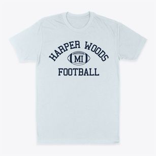 Harper Woods Michigan Football Classic Dad T-Shirt