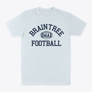 Braintree Massachusetts Football Classic Dad T-Shirt