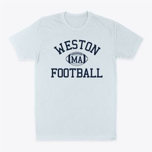 Weston Massachusetts Football Classic Dad T-Shirt