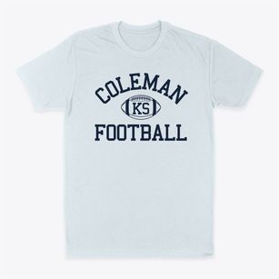 Coleman Kansas Football Classic Dad T-Shirt