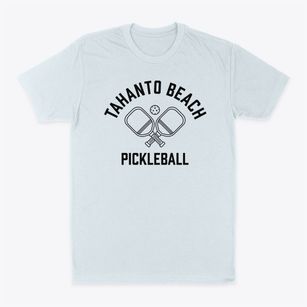 Tahanto Beach Massachusetts Pickleball Classic Dad T-Shirt