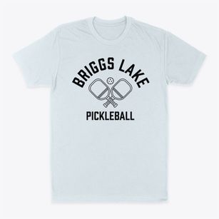 Briggs Lake Minnesota Pickleball Classic Dad T-Shirt