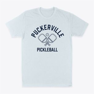 Puckerville New York Pickleball Classic Dad T-Shirt