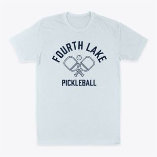 Fourth Lake New York Pickleball Classic Dad T-Shirt