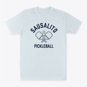 Sausalito California Pickleball Classic Dad T-Shirt