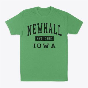 Newhall Iowa Classic Established Classic Dad T-Shirt