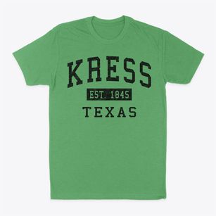 Kress Texas Classic Established Classic Dad T-Shirt