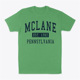 Mclane Pennsylvania Classic Established Classic Dad T-Shirt