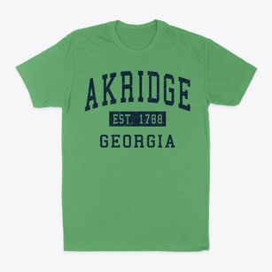 Akridge Georgia Classic Established Classic Dad T-Shirt