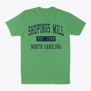 Shupings Mill North Carolina Classic Established Classic Dad T-Shirt