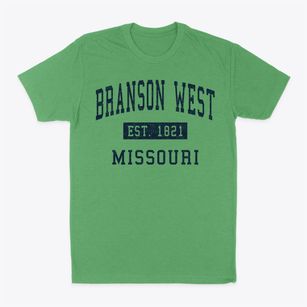Branson West Missouri Classic Established Classic Dad T-Shirt