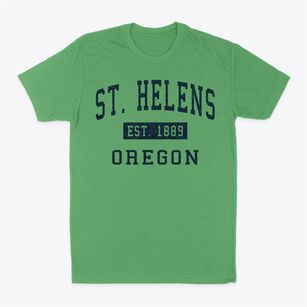 St. Helens Oregon Classic Established Classic Dad T-Shirt