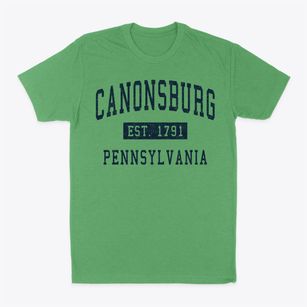 Canonsburg Pennsylvania Classic Established Classic Dad T-Shirt