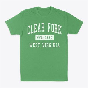 Clear Fork West Virginia Classic Established Classic Dad T-Shirt