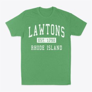 Lawtons Rhode Island Classic Established Classic Dad T-Shirt