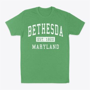 Bethesda Maryland Classic Established Classic Dad T-Shirt