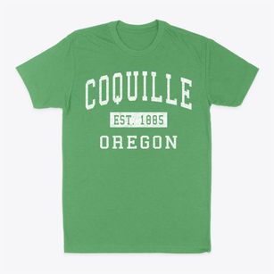 Coquille Oregon Classic Established Classic Dad T-Shirt