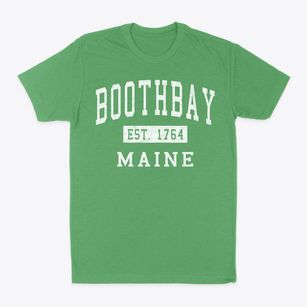 Boothbay Maine Classic Established Classic Dad T-Shirt