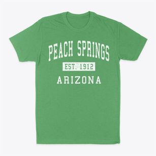 Peach Springs Arizona Classic Established Classic Dad T-Shirt