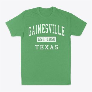 Gainesville Texas Classic Established Classic Dad T-Shirt