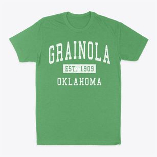 Grainola Oklahoma Classic Established Classic Dad T-Shirt