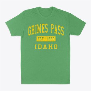 Grimes Pass Idaho Classic Established Classic Dad T-Shirt