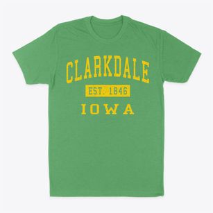 Clarkdale Iowa Classic Established Classic Dad T-Shirt