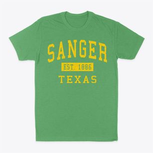 Sanger Texas Classic Established Classic Dad T-Shirt