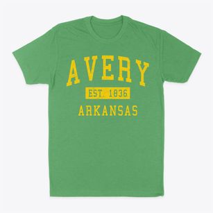 Avery Arkansas Classic Established Classic Dad T-Shirt