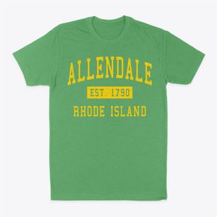 Allendale Rhode Island Classic Established Classic Dad T-Shirt