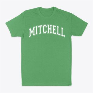 Mitchell High School Varsity Arch Classic Dad T-Shirt