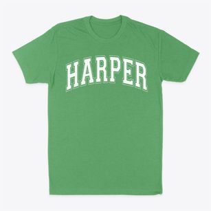 Harper Mccaughan Elementary School Varsity Arch Classic Dad T-Shirt