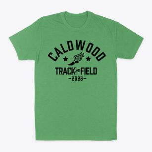 Caldwood Elementary School Track and Field Classic Dad T-Shirt