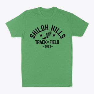 Shiloh Hills Elementary School Track and Field Classic Dad T-Shirt