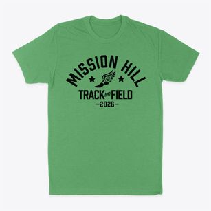 Mission Hill Middle School Track and Field Classic Dad T-Shirt