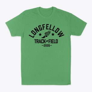 Longfellow Elementary School Track and Field Classic Dad T-Shirt