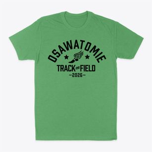 Osawatomie Middle School Track and Field Classic Dad T-Shirt