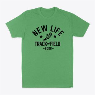 New Life Christian Academy Track and Field Classic Dad T-Shirt
