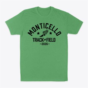 Monticello High School Track and Field Classic Dad T-Shirt