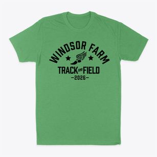 Windsor Farm Elementary School Track and Field Classic Dad T-Shirt