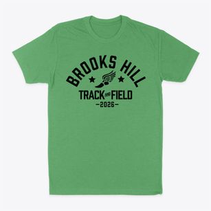Brooks Hill Elementary School Track and Field Classic Dad T-Shirt