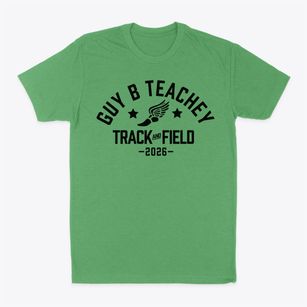 Guy B Teachey Elementary School Track and Field Classic Dad T-Shirt