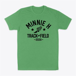 Minnie H Elementary School Track and Field Classic Dad T-Shirt