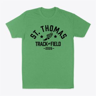 Saint Thomas The Apostle School Track and Field Classic Dad T-Shirt