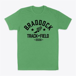 Braddock High School Track and Field Classic Dad T-Shirt
